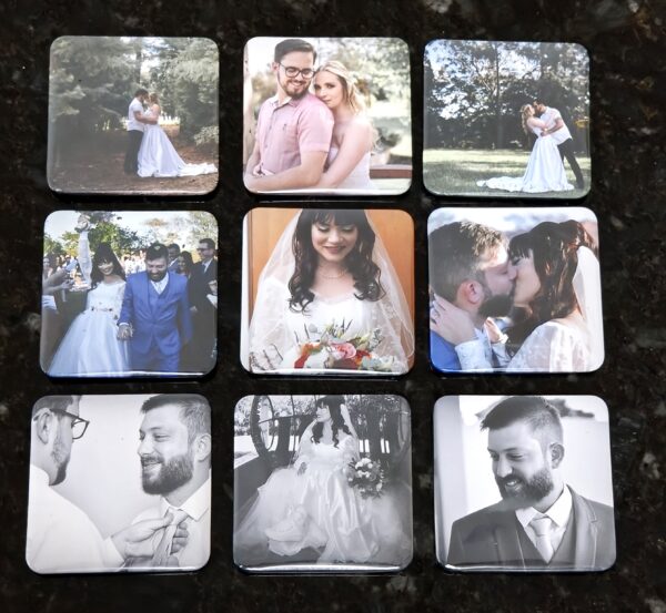 Ímãs de fotos personalizados